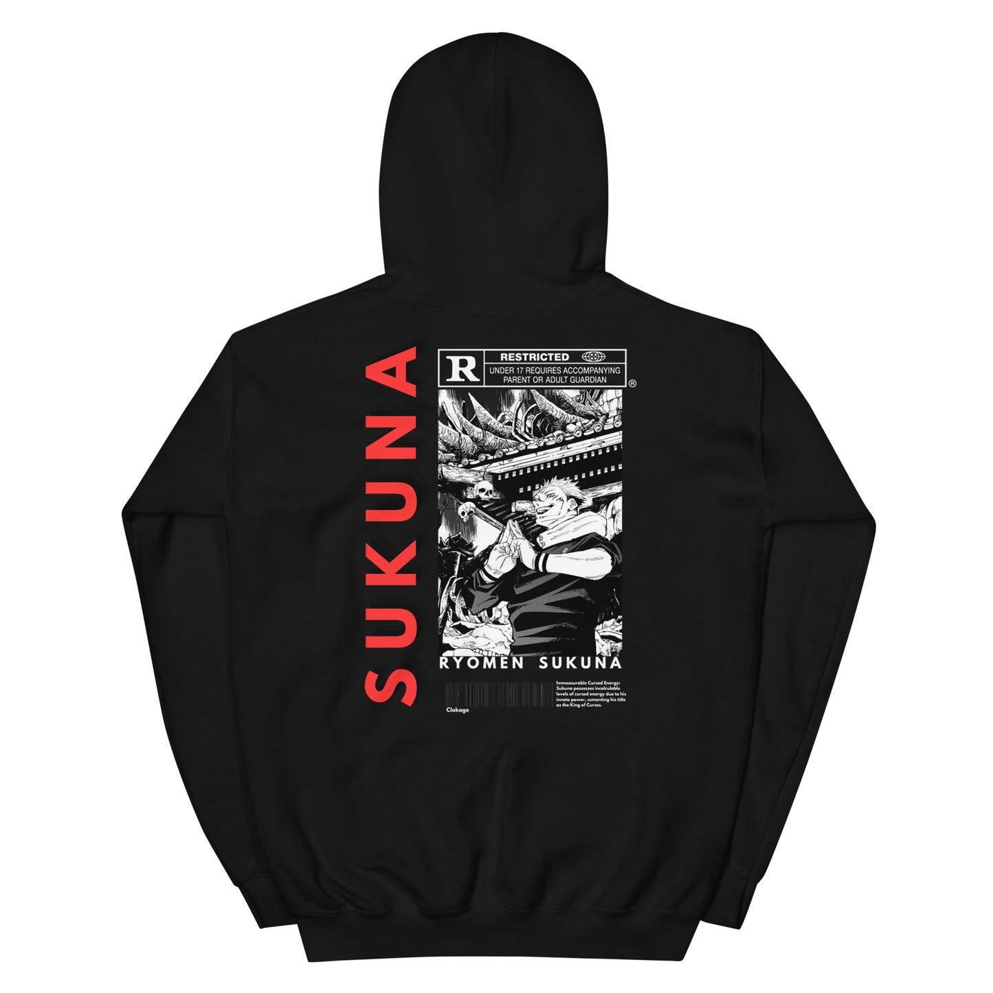 Embroidered Sukuna Hoodie